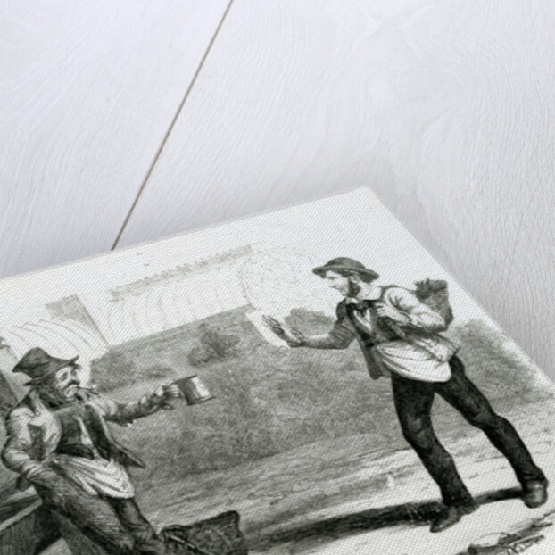 A Thing! That drinks and smokes; A Man! Who thinks and acts, 19th Century by English School