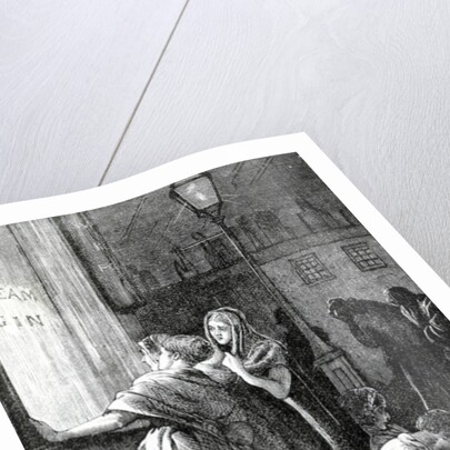 Women and Gin Drinking, 19th Century by English School