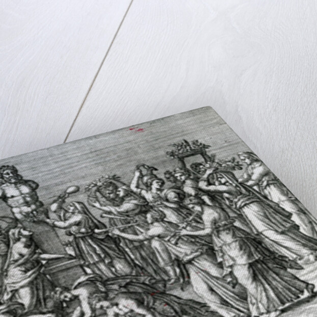 Eight Women Sacrificing to Priapus, 16th Century by Lambert Lombard