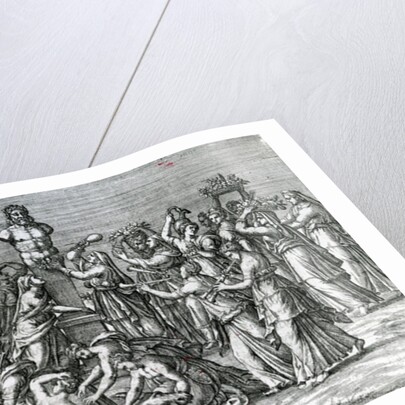 Eight Women Sacrificing to Priapus, 16th Century by Lambert Lombard