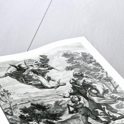 Mercury leading Geography, 1692 by Giovanni Battista Gaulli