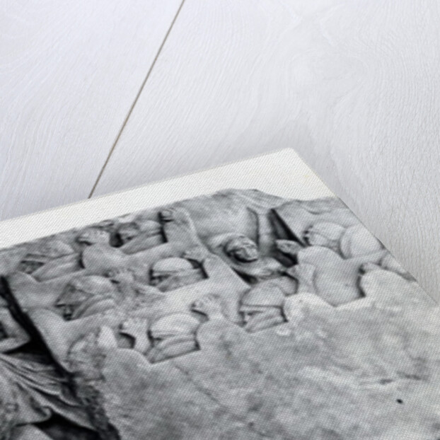 Section of the Frieze of The Nereid Monument at Xanthus, circa 4th Century BC by Greek school