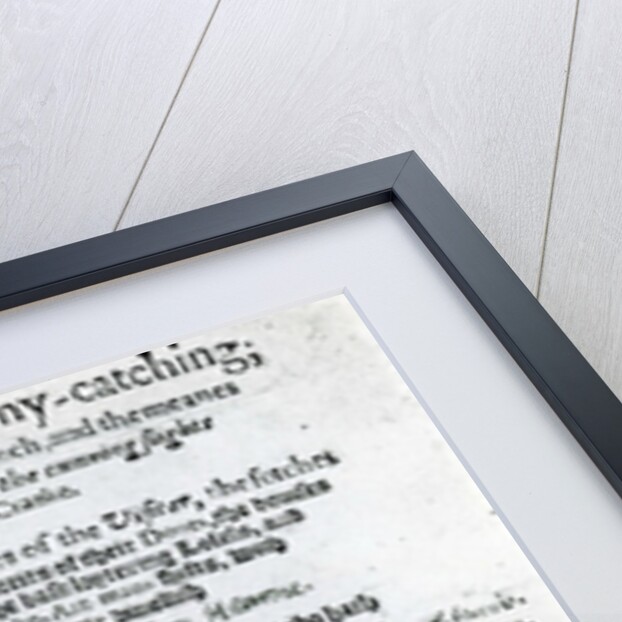 Illustration of the 'Groundworke of Conny-catching' , 1592 by English School