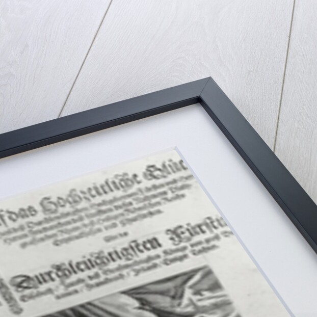 A broadside on the wedding of Frederick V, Elector Palatine, and Princess Elizabeth of England, 1613 by Jacques Granthomme