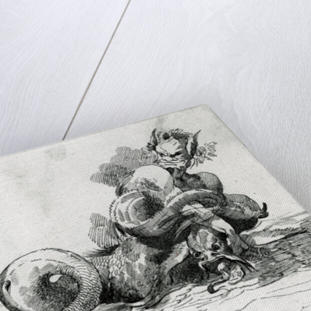Illustration of a Sea Monster,18th Century by John Hamilton (after) Mortimer