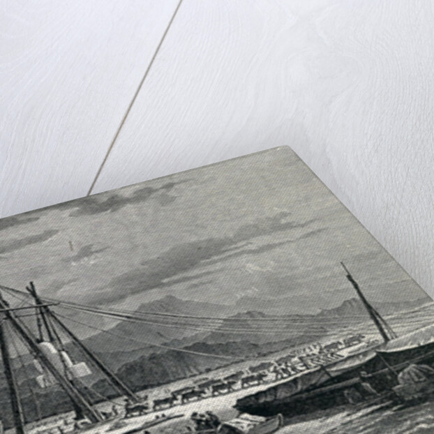 Embarkation of a Block of Marble: Avenza, 19th Century by English School