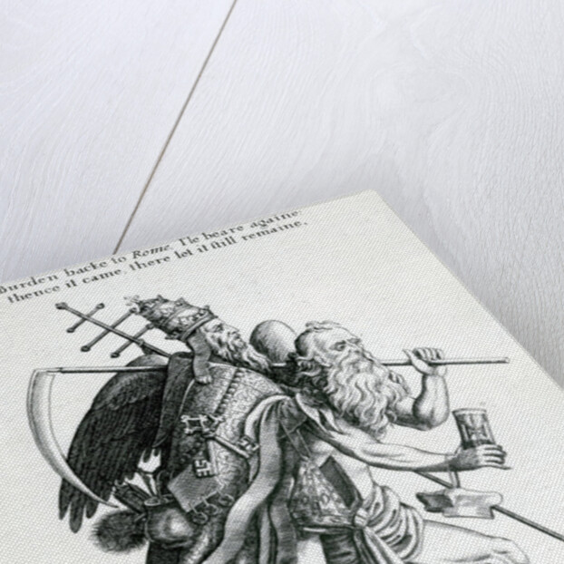 The Burden backe to Rome circa 1641 by English School