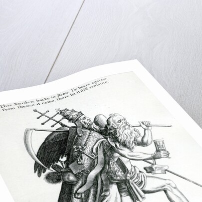 The Burden backe to Rome circa 1641 by English School