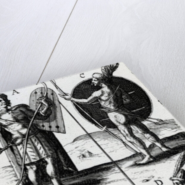 Illustrations of Algonquin dress, engraving from Voyages of Sieur de Champlain by Samuel de Champlain, 17th century by Samuel de Champlain