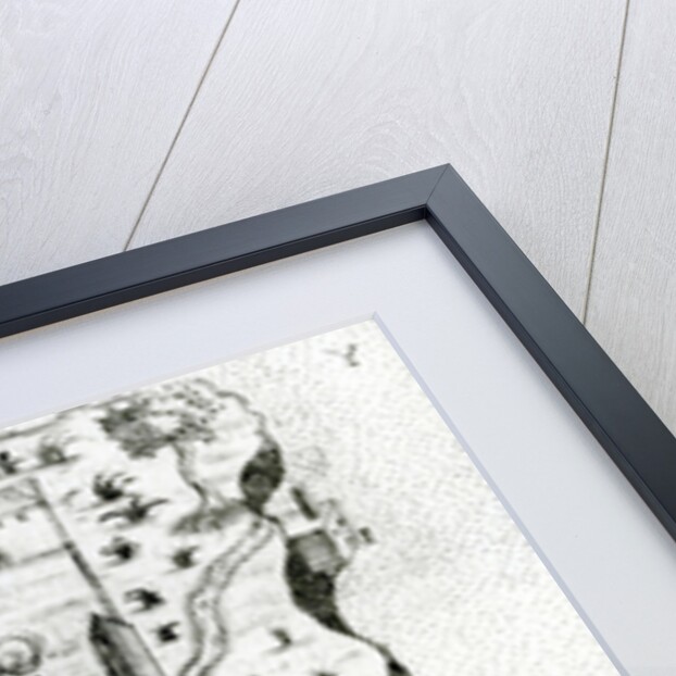 Ile Ste. Croix, the earliest French Settlement in Acadia, 1604 by French School