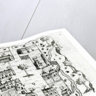 Ile Ste. Croix, the earliest French Settlement in Acadia, 1604 by French School