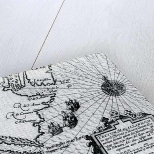 Map of the Strait of Magellan by Dutch School