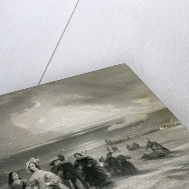 The Queen at Burlington, by R. Wallis, 1844 by English School