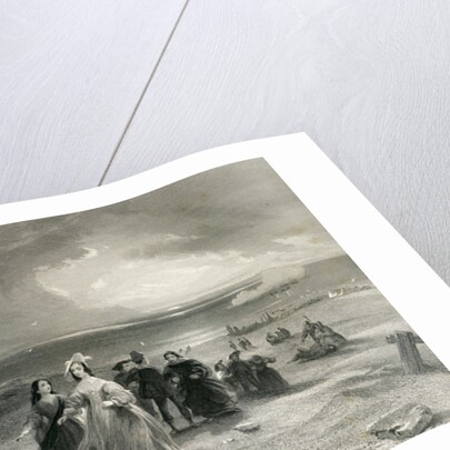 The Queen at Burlington, by R. Wallis, 1844 by English School