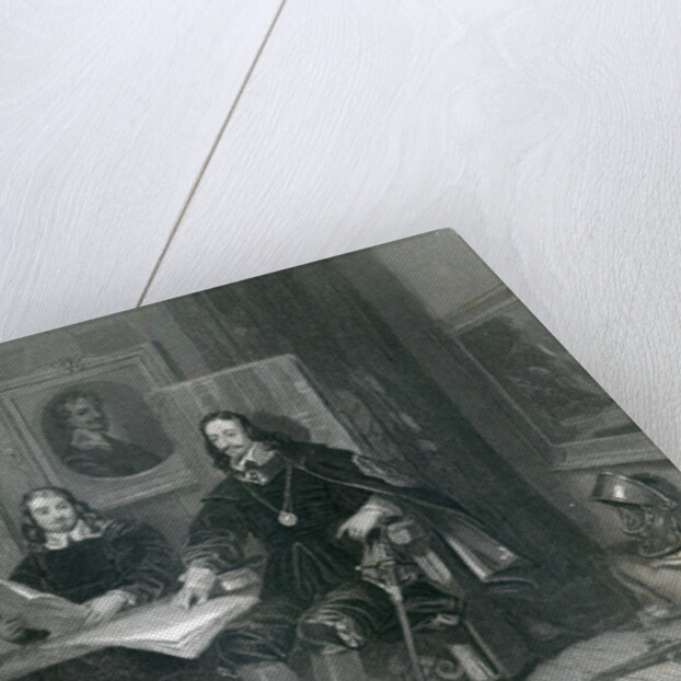 The King and Hyde at Oxford, by J. T Willmore, 1844 by English School