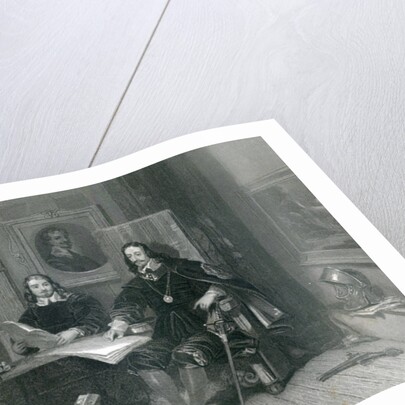 The King and Hyde at Oxford, by J. T Willmore, 1844 by English School