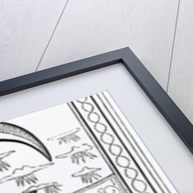 The Moon, tarot card by Anonymous