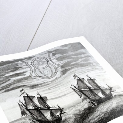 The Sun, Phenomena seen by by Willem Barentsz on exploration of Nova Zemblya from Atlas maior by Joan Blaeu, 1662 by Anonymous