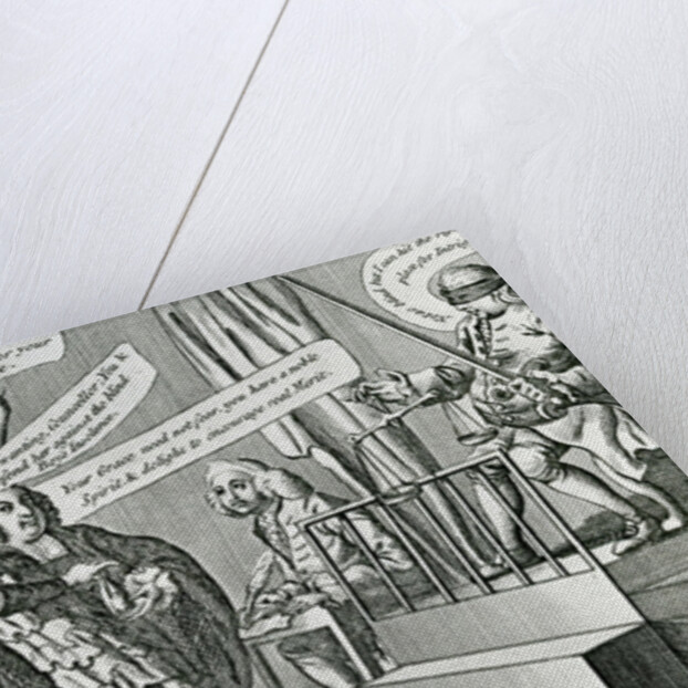 Trial of the Sovereign Empress of the Vast Regions of Taste, 1771 by English School