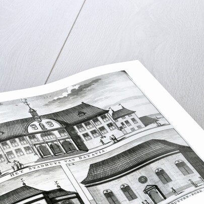 Portuguese Church and Town Hall in Batavia, 19th Century, by Dutch School