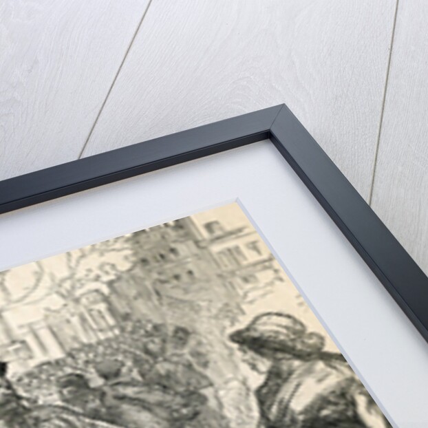 Insurgents Ravaging The Streets of Paris, taken from Cassell's Illustrated History, 1872 by English School