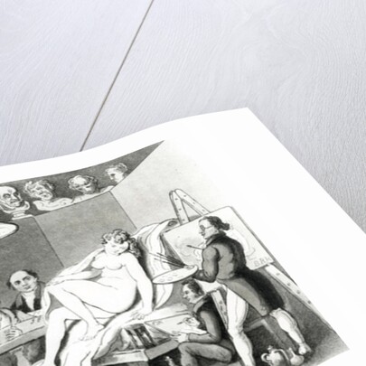 R. A.'s of Genius reflecting on the true line of Beauty at the Life Academy Someset House by English School