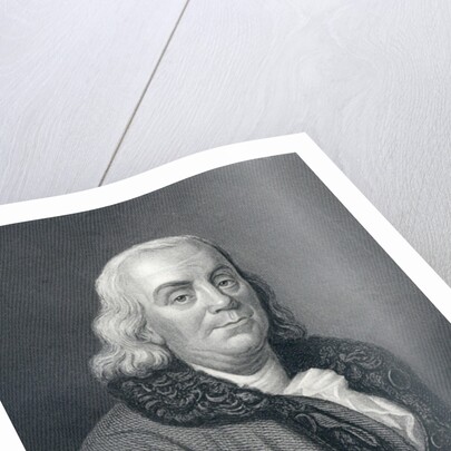 Portrait of Benjamin Franklin, c.1833 by English School