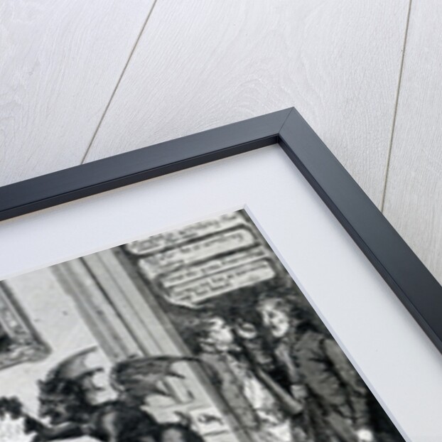 A Noble Poet - Scratching up his Ideas, published by J. Johnston, 1823 by English School