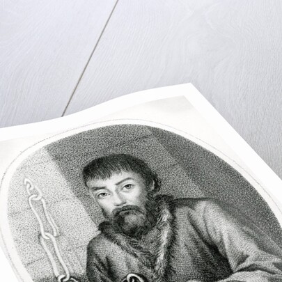 Portrait of Yemelyan Pugachev, 18th Century by French School