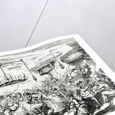 Sailors carousing, or a peep in the Long Room, 1825 by George Cruikshank