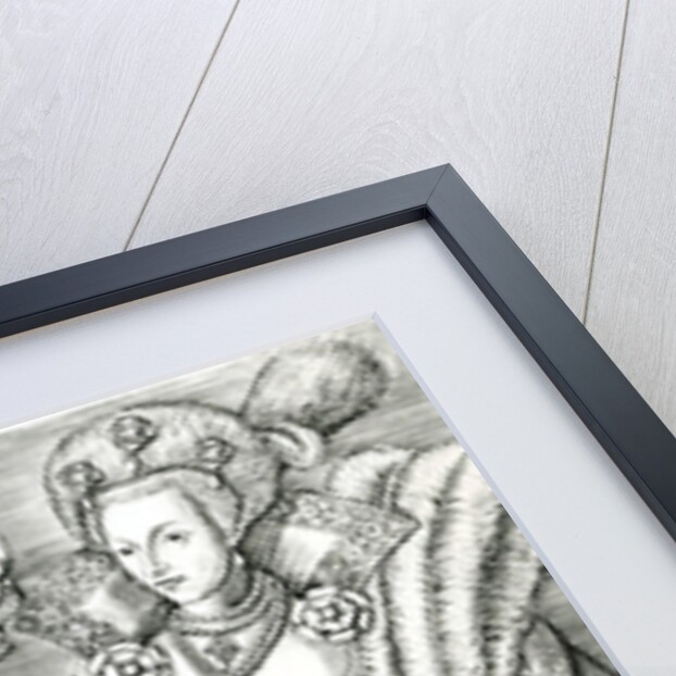 Portrait of James I and Anne of Denmark, 1618 by Renold Elstrack