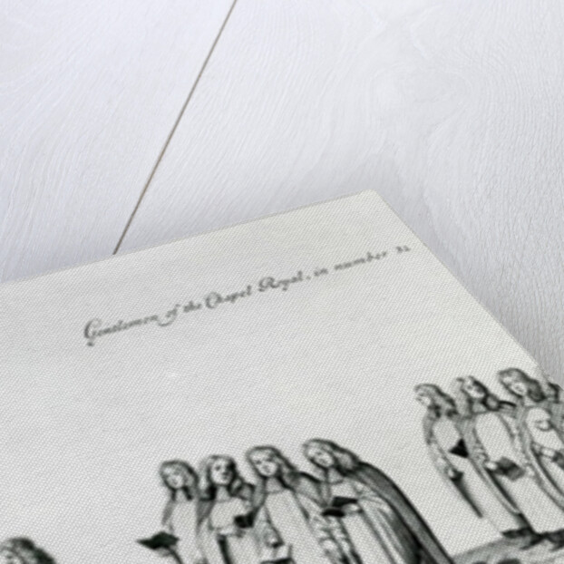 Procession at the coronation of James II, 1687 by English School