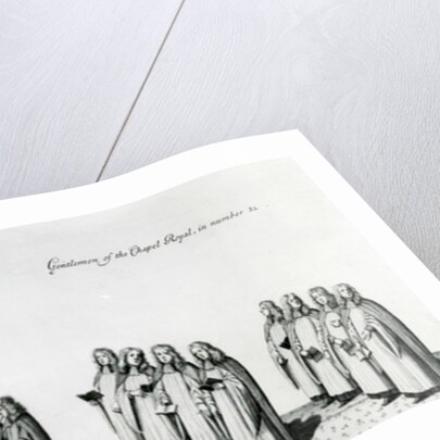 Procession at the coronation of James II, 1687 by English School