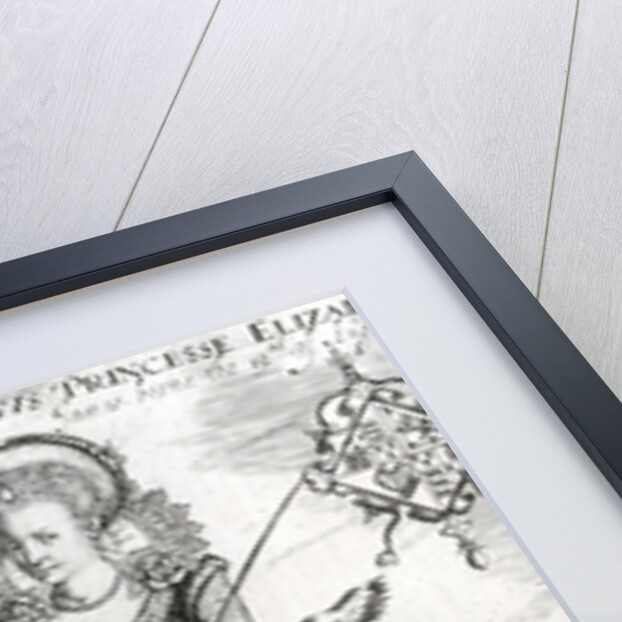 The Right Noble and Verteous Princesse Elizabeth, daughter to our soverainge lord kinge James, 1612-3 by Renold Elstrack