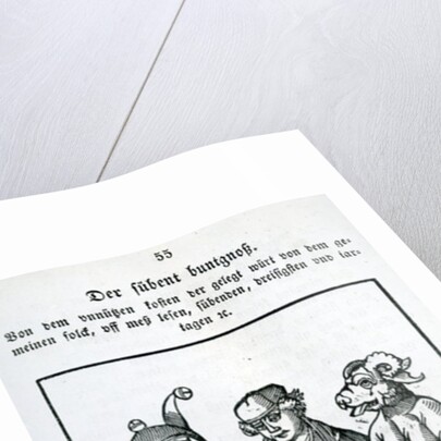 Minister, Fool and Devil from Das Kloster vol. 10, 1845-1849 by German School