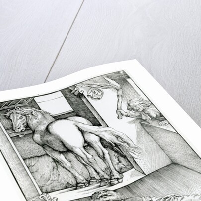 Sleeping Groom and Sorceress, 1544 by Hans (after) Baldung Grien