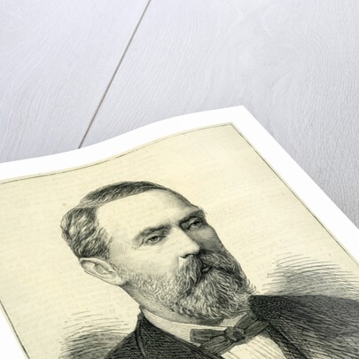 Count Zichy from the 'Graphic' 1877 by English School