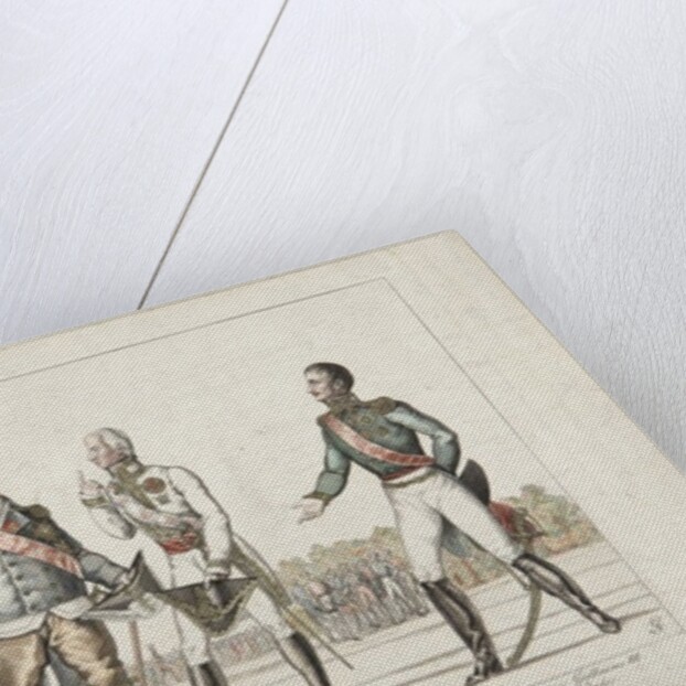 The Allied Sovereigns in Paris, 1815 by French School