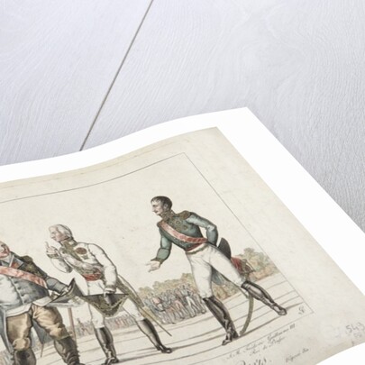 The Allied Sovereigns in Paris, 1815 by French School