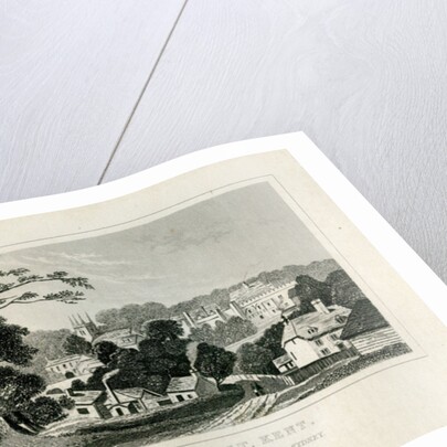 View of Penshurst, Kent, c.1840 by English School