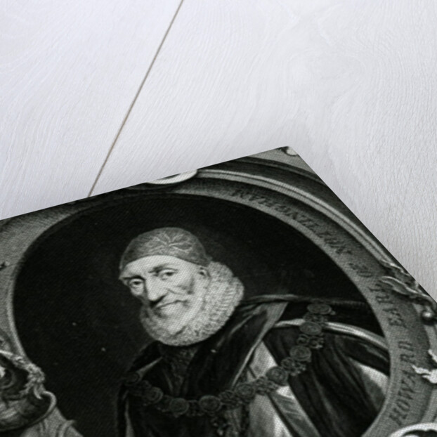 Portrait of Charles Howard, Earl of Nottingham by Jacobus Houbraken