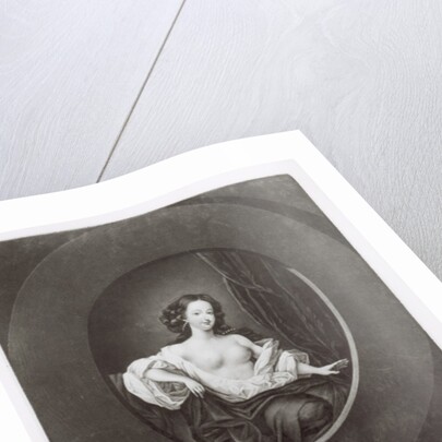 Eleanor Gwynne engraved by Valentine Green 1777 by Peter (after) Lely