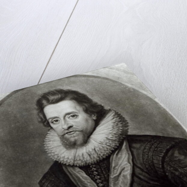 Portrait of James I after a miniature by Nicholas Hilliard of 1617 by Anthony van (after) Dyck