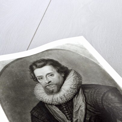 Portrait of James I after a miniature by Nicholas Hilliard of 1617 by Anthony van (after) Dyck