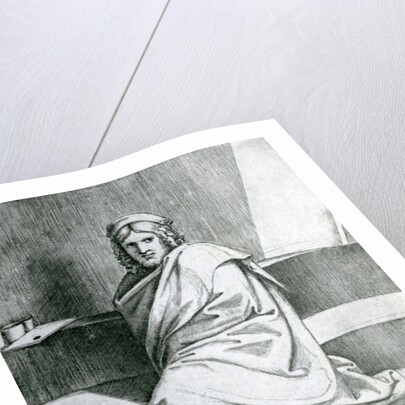 Raphael in a Cloak, c.1520 by Marcantonio Raimondi