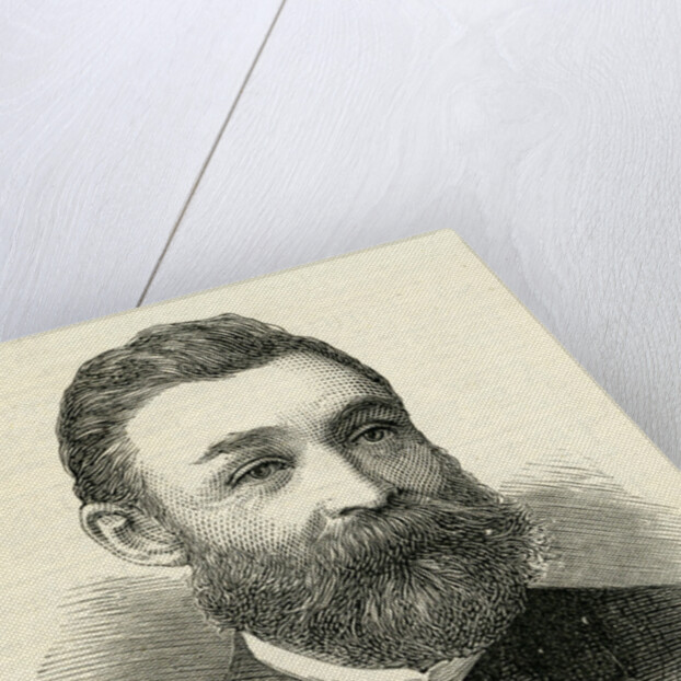 Portrait of Mr.R.Urwin, Secretary to the Tyne Improvement Commissioners, 1884 by English School