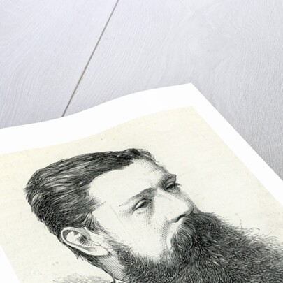 Alfred Pizzey Newton from the 'Illustrated London news' 1883 by English School