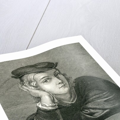 Raphael at the age of 15 by English School