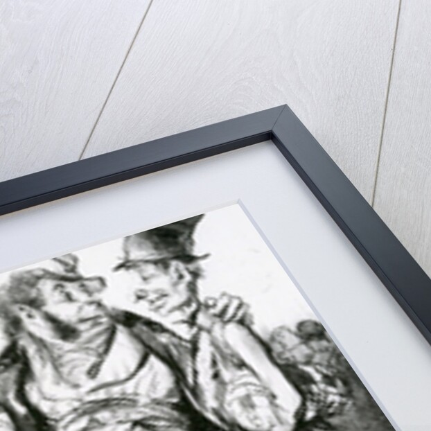 C'est tout de même flatteur d'avoir fait tant d'élèves! no.76 of the series Caricaturana published in 'Le Charivari,' 1838 by Honore Daumier