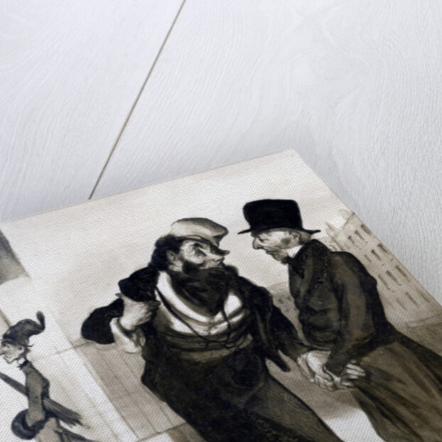 Robert Macaire Agent d'Affaires by Honore Daumier